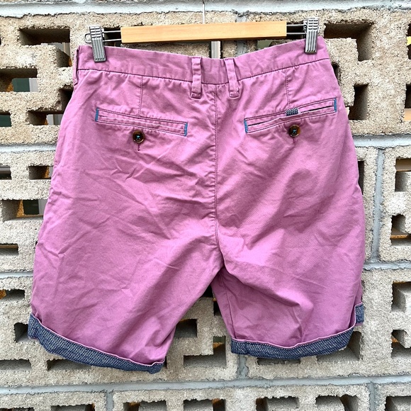 Ted Baker Dark Rose Pink Classic Chino Shorts 30R - Picture 6 of 6